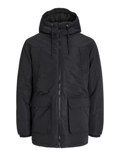Preisvergleich Produktbild JACK & JONES Herren Jjconstruct Parka Parka-Jacke, Schwarz, L