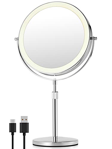OMIRO 3X/10X Magnifying Makeup Mirror with Light