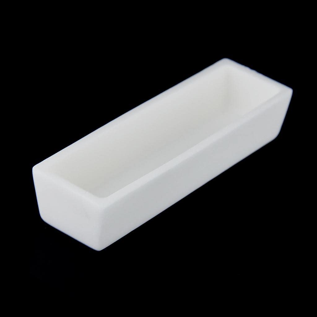 100x30x20mm Alumina Ceramic Corundum Melting Crucible Boat Sample Holder 60ml