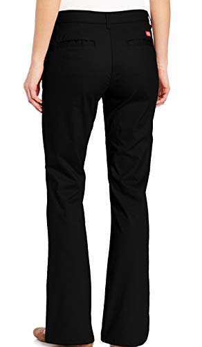 Dickies Women's Flat Front Stretch Cotton Blend Pants2