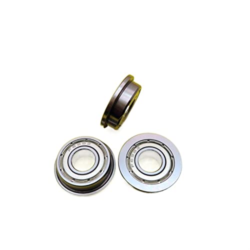 Roulements à billes F698-2RS ABEC-5 étanches à bride 8x19x22mm