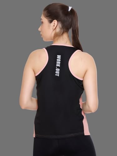 Image of White Moon Women's Gym Tank Top Combo | Pack of 2 Sleeveless Sports T-Shirts for Running, Training & Yoga