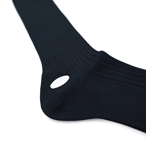 HALISON（ハリソン）『エジプト綿ワイドリブロングホーズ』