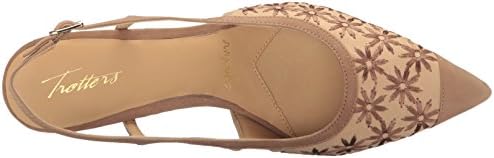 Trotters Women's Kimberly Dress Pump, Dark Tan/Sand, 6.5 N US | Image 4