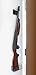 Rack'Em Gun Rack Indoor Rifle Racks - Wall Mount Shotgun Hooks for AR 15 - Archery Bow -Storage for Rifles - Soft Coated Heavy Duty Steel