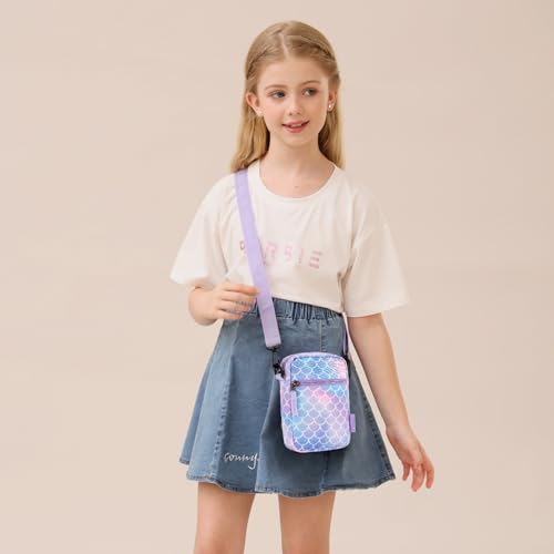 Image of Choco Mocha Kids Purse for Girls Purses Age 6-8 8-10 Girls Crossbody Purses for Kids 10-12 Girl Gift