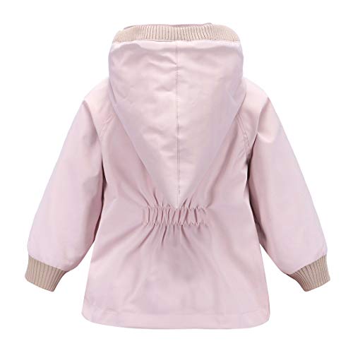 ACESTAR Boys Girls Waterproof Hooded Rain Jacket Kids Cotton Lined Rain Coat Toddler Windbreaker Spring Fall Raincoat2