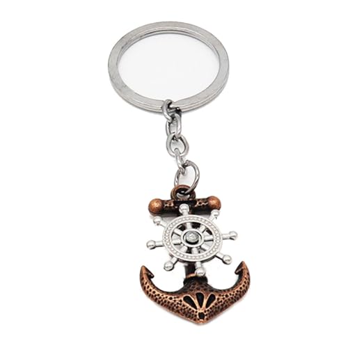 Porte-clés voiture ancre marine et pendentif de sac tendance