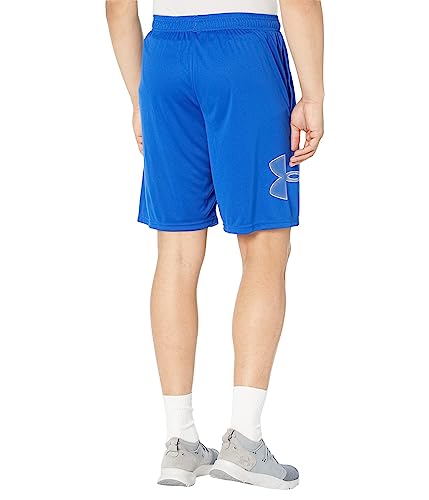 Image of Under Armour UA Tech Graphic Shorts Royal /Mod Gray 2XLT
