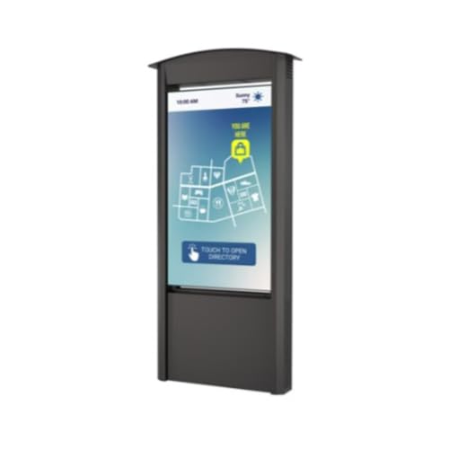 Image of Peerless-AV Outdoor Kiosk with 55 inch Xtreme High Bright Display