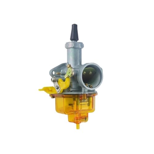 LLBOGRGGN Motorcycle Carburetor For PZ26 PZ27 PZ30 CG125 Li125 CG150 TMX155 CG200 125/150/200/ 250CC XL125 150(CG125-Yellow)