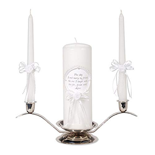 Darice 1104-6916, Unity Set Marry Friend, 3-Piece 2-Taper 1-Pillar