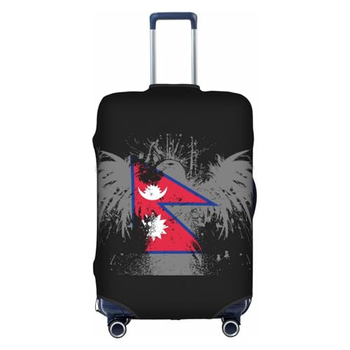 Travel Luggage Cover Nepal Nepalese Flag Fashion Washable Baggage Suitcase Protector Fit For Luggage X-Large