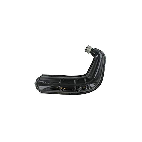 Olla Ciclo compatible con motor MBK 40 solución a pérdidas de potencia escape desmontable negro