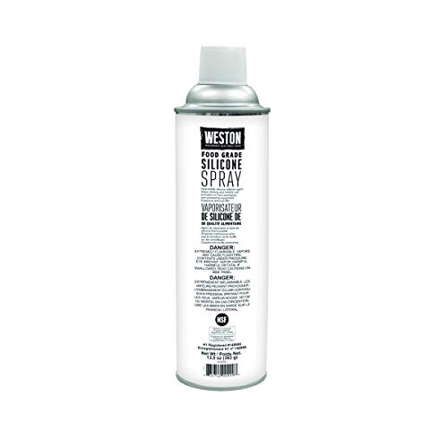 Weston Food Grade Silicone Non-Stick Spray for Lubrication and Storage, 13.5 oz Can