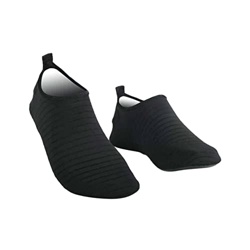 Healeved Thickened Anti-slip Shoe Covers Silicone Room Socks Yoga for Adults Boys and Girls Black