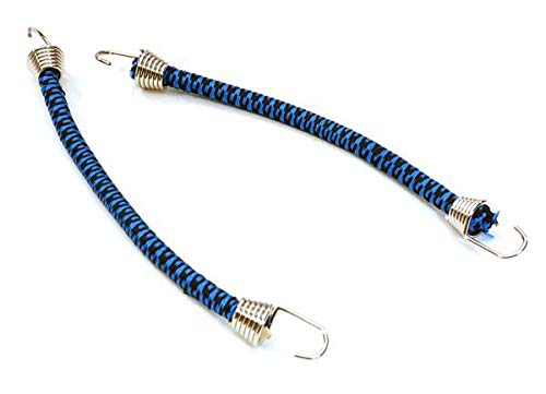 Integy 1/10 Model Scale 4x100mm Bungee Elastic Cord Strap w/Hooks for Off-Road Crawler