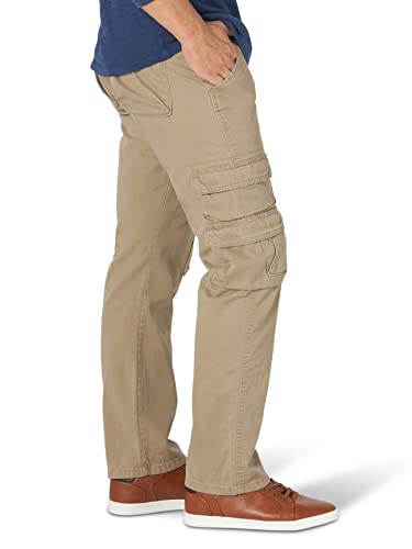Wrangler Authentics Mens Premium Relaxed Fit Straight Leg Cargo Pant (Bennard)