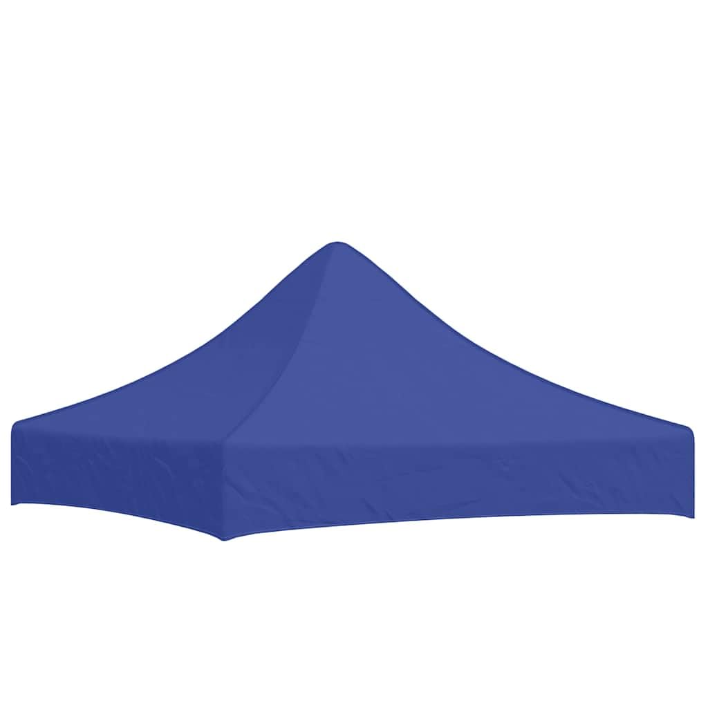 vidaXL Party Tent Roof UV-Resistant Water Resistant Replacement Roof Tarpaulin Tent Roof Replacement Roof Tarpaulin for Garden Tent Gazebo 2 x 2 m Blue 270 g/m²