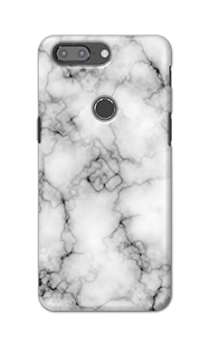 Image of Light White Marble Texture Natural Pattern Hard Back Case Cover for OnePlus 5T Back Cover -(J5) VNS2230