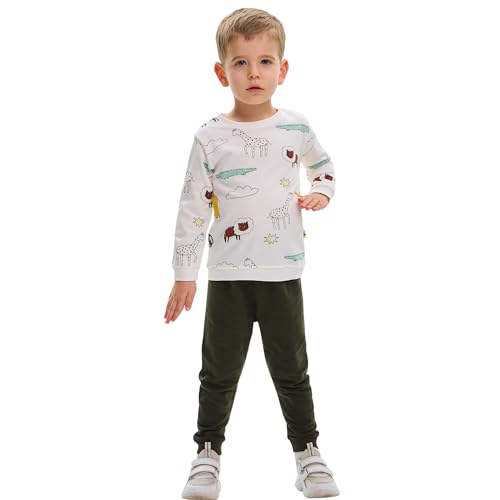 Kinder Jungen Mädchen Unisex Kleidung%100 Baumwolle Outfit...