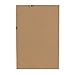 DesignOvation Beatrice Framed Linen Fabric Pinboard, 18x27, White