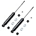 Detroit Axle - 4pc Shock Absorbers for 1997-2004 Dodge Dakota, 1998-2003 Dodge Durango, 4 Shock Absorbers Assembly Front & Rear 1999 2000 2001 2002 Replacement