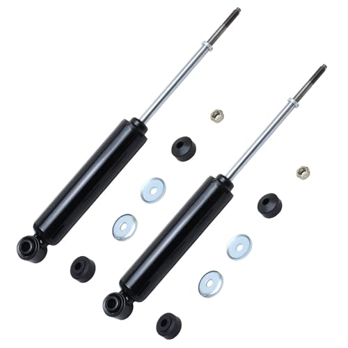 Image of Detroit Axle - 4pc Shock Absorbers for 1997-2004 Dodge Dakota, 1998-2003 Dodge Durango, 4 Shock Absorbers Assembly Front & Rear 1999 2000 2001 2002 Replacement