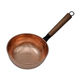 [Matériau] : Cette casserole est fabriquée en cuivre, garantissant durabilité et conduction thermique pour une cuisson efficace