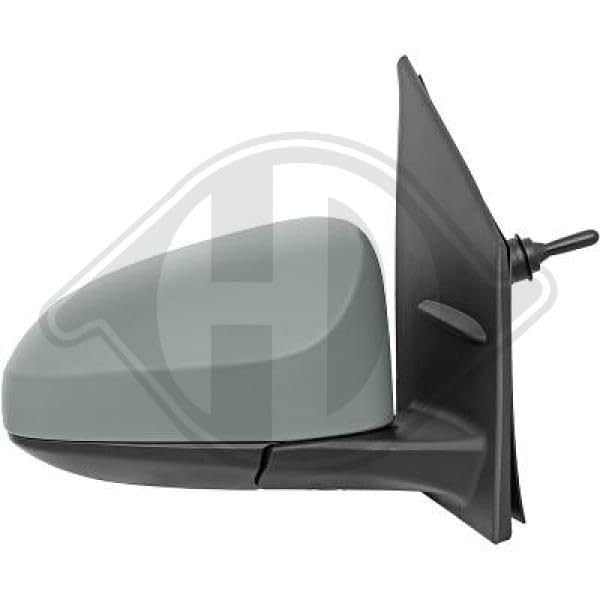 DIEDERICHS 4212124 Espejo retrovisor Ajuste por cable convexo espejo completo derecha Compatible con TOYOTA AYGO PAB4, KGB4, CITROËN C1 II PA, PS, PEUGEOT 108