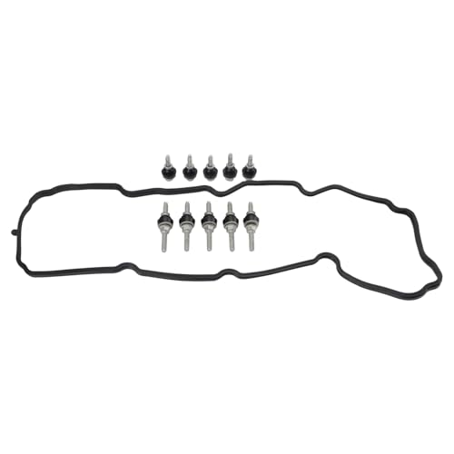 Image of TRQ Left Valve Cover Driver Side Compatible with 2007 Dodge Dakota Durango 2007-2011 Nitro Ram 1500 2007-2010 Jeep Commander Grand Cherokee 2007-2012 Liberty