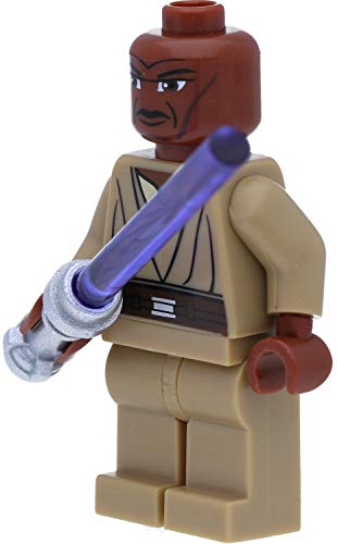 LEGO Star Wars Minifigur Jedi Mace Windu mit Laserschwert (The Clone Wars) – Bild 4