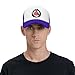 RZTMOPUT Dungeonss Game Baseball Cap Dragons Pattern Unisex Adjustable Snapback Fashion Trucker Hat Purple