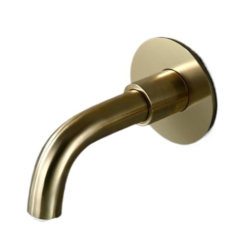 Robinet de lavabo mural mitigeur mono-commande eau chaude froide noir mat - 2