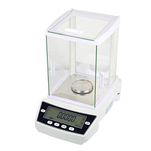Electronic Precision Balance High Scale 0.1Mg Digital Analytical Lab Counting Scientific Weighing with Windshield Large LCD Display,200G/0.0001G (220G/0.0001G)