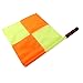 Dioche 2pcs Soccer Referee Flags, Red Yellow Ref Cards Sports Soccer Linesman Flags Hockey Training Flags with Storage Bag