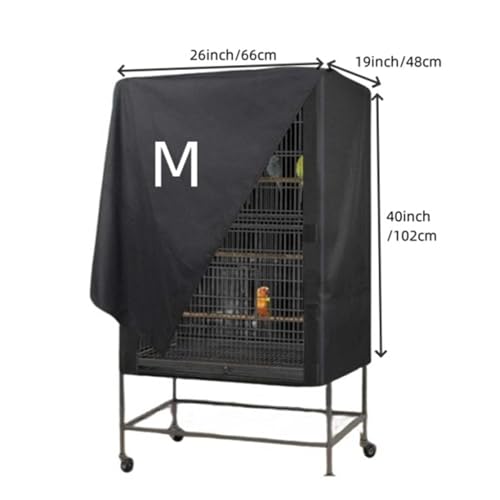Capas de gaiola de pássaros para uso noturno, respirável, para gaiolas de pássaros, capa de gaiola d