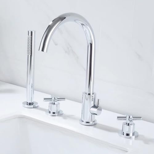Robinet de baignoire laiton chaud froid mitigeur douche encastrable