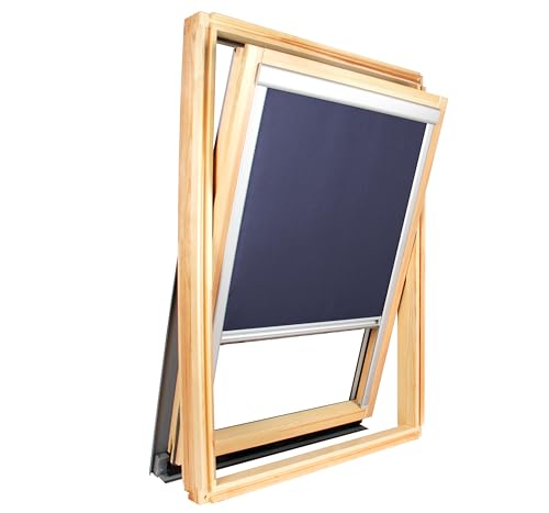 Store Occultant Compatible Velux ® pour Dimension 304 – Bleu