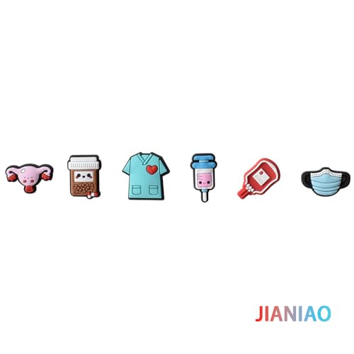 JIANIAO Pingentes de decoração de enfermeira médica, presentes de amuleto de amamentação para mulher