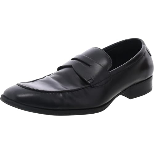 Alfani Mens Memory Foam Faux Leather Loafers Black 8 Medium (D)