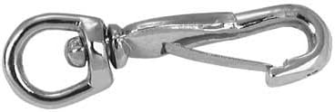 25in. Swivel Round Eye Spring Snap Pack of 10