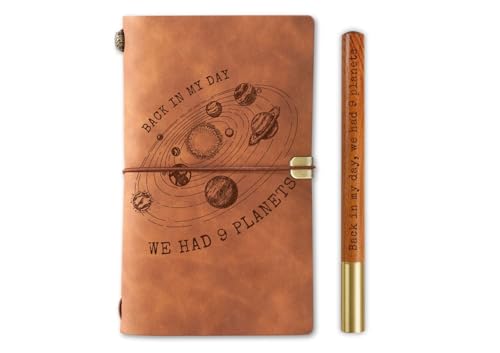 InnoBeta Astronomy Gifts Journal Notebook, Gifts for Astronomy Lovers on Christmas, Birthday, Sketchbook, Travel Diary, Lined Planner, Faux Leather, 7.8 * 5 Inches