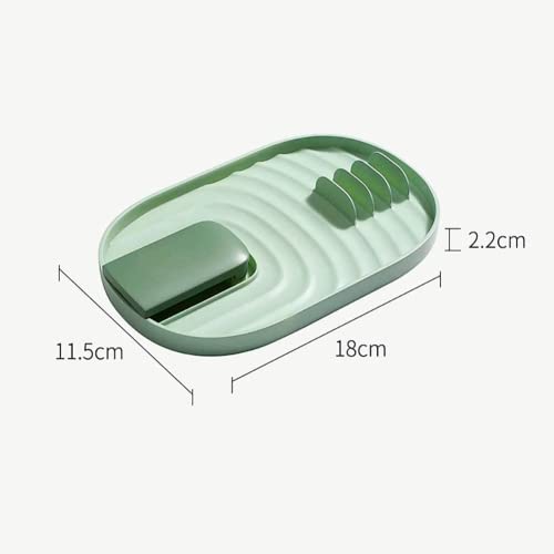 Miniatura 2 de Bandeja Multifuncional Para Utensilios De Cocina, Soporte Para Tapas De Ollas, Soporte Para Cucharas, Bandeja Para Tapa Y Bandeja Para Cubiertos, Ideal Para Utensilios De Cocina, 2 Piezas