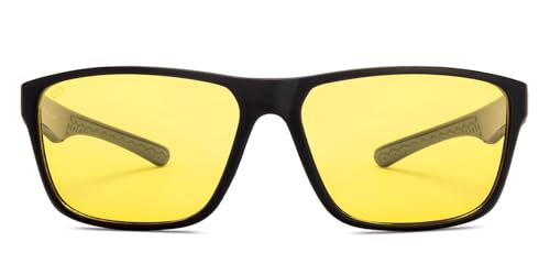 Image of Vincent Chase By Lenskart | Full Rim Rectangle Stylish Sunglasses | Polarized and UV Protected | For Men and Women | Large | VC S14121