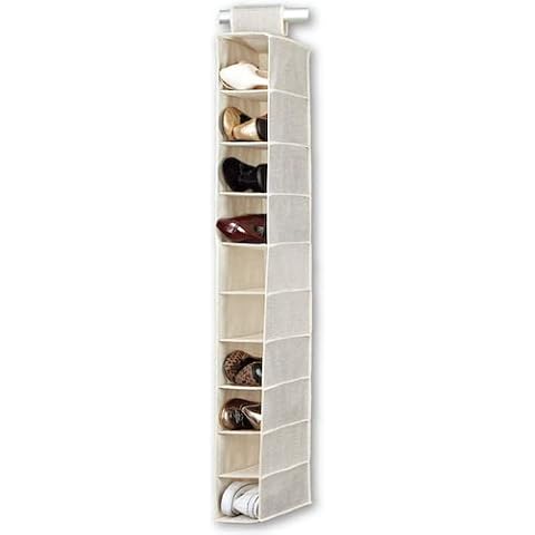 BINO 10-Shelf Shoe Organizer Cover