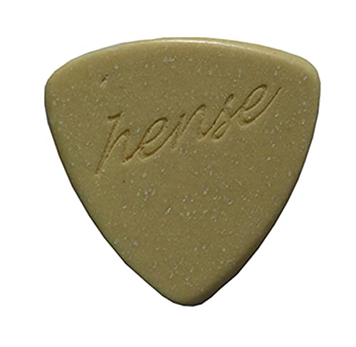 Hense Picks Cream Speed Flat Pick for Guitar and Mandolin Small Triangle 1.2 mm