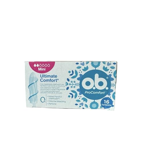 O.B.Pro Comfort Size Mini tampones 16 almohadillas.