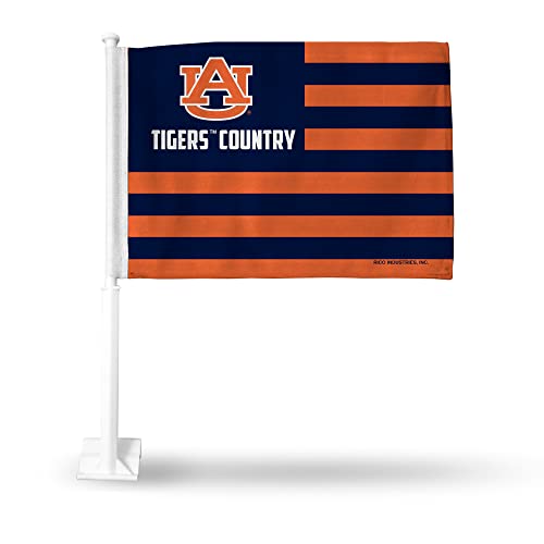 Rico Industries NCAA Auburn Tigers Country Double Sided Double Sided Car Flag - 16