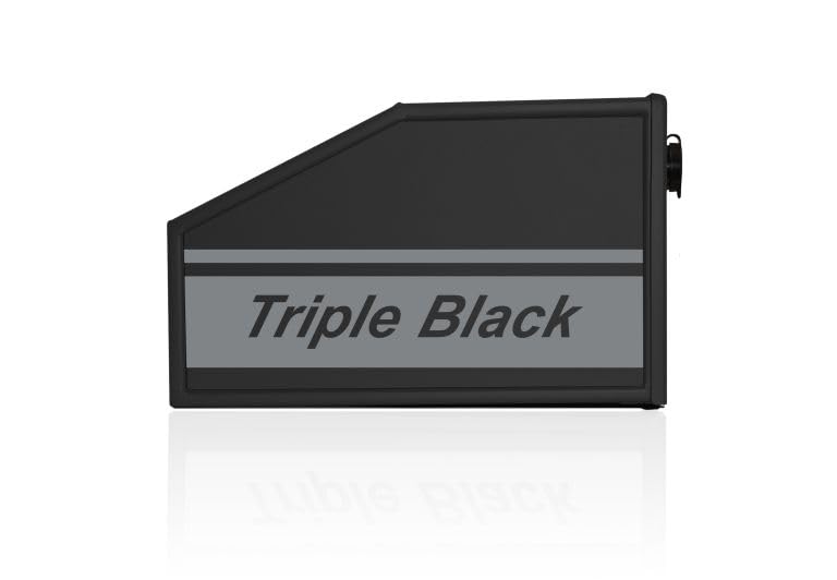 Valigetta porta attrezzi nera compatibile con R 1200/1250 GS LC/GS ADV LC con telai originali per valigie alluminio. (Triple Black)